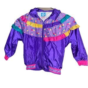 Basic Outlook Vintage Toddler Windbreaker Jacket Sz 4T 1980s-1990s
